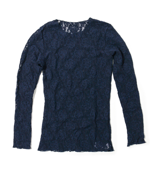Signature Lace Long Sleeve Μπλούζα