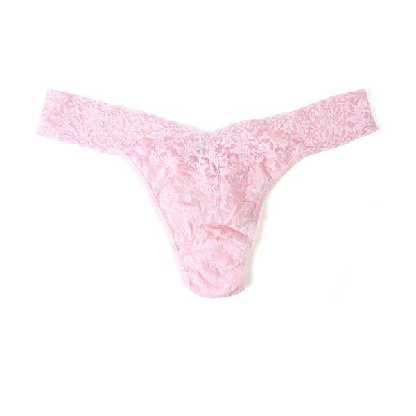 Signature Lace Ψηλόμεσο Στρινγκ - Plus Size