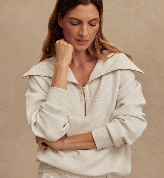 Catherine Half-Zip Sweat