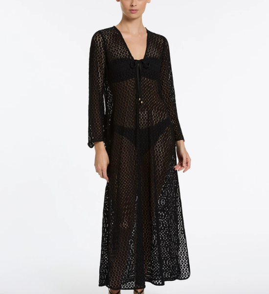 Stretch Lace Καφτάνι