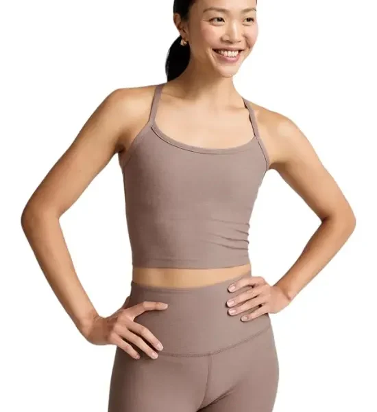 Spacedye™ Slim Racerback Cropped Tank