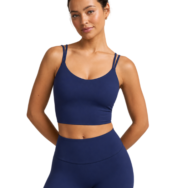 glowzone™ Strappy Cropped Tank