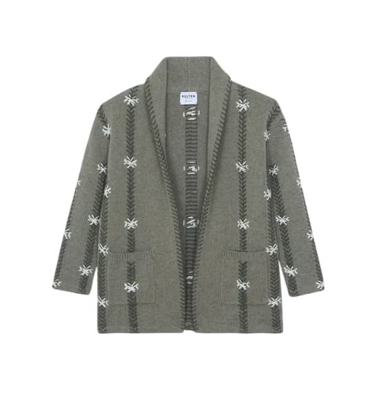Cashmere Cardigan Cody Flake