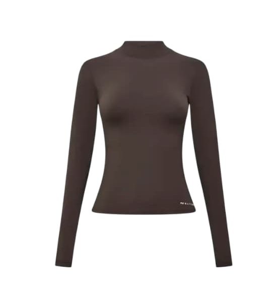Foundation Mock Neck Long Sleeve Top