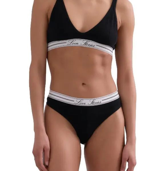 Posey Knitted Triangle Bralette